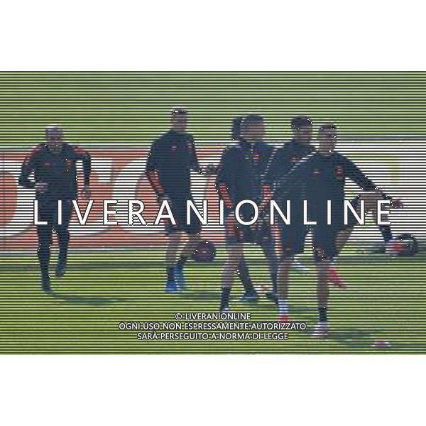 Torino 08.03.2021 Centro Sportivo Continassa Alessandro Falzone/Ag. Aldo Liverani sas Allenamento di vigilia del match Juventus vs Porto Nella foto: Cristiano Ronaldo e gruppo compagni