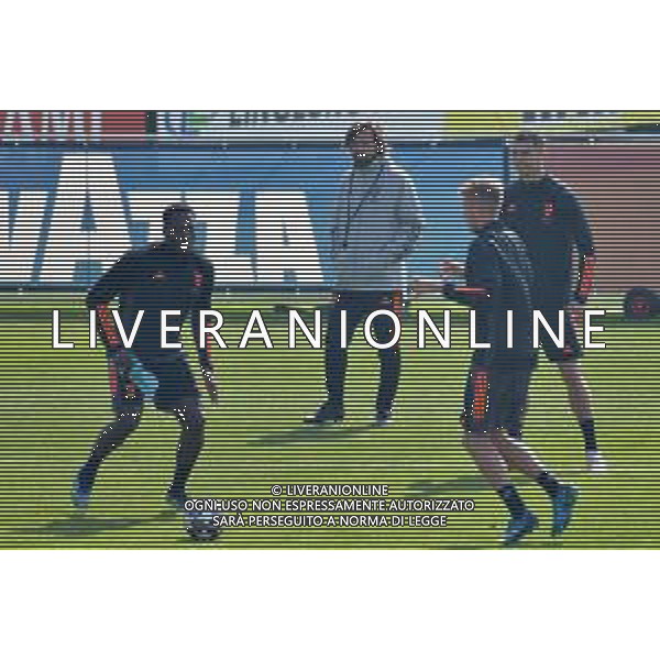 Torino 08.03.2021 Centro Sportivo Continassa Alessandro Falzone/Ag. Aldo Liverani sas Allenamento di vigilia del match Juventus vs Porto Nella foto: Andrea Pirlo-Cristiano Ronaldo