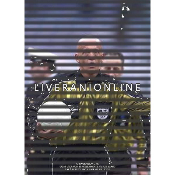 RETROSPETTIVA ARBITRO CALCIO NELLA FOTO COLLINA PIERLUIGI AGENZIA ALDO LIVERANI SAS