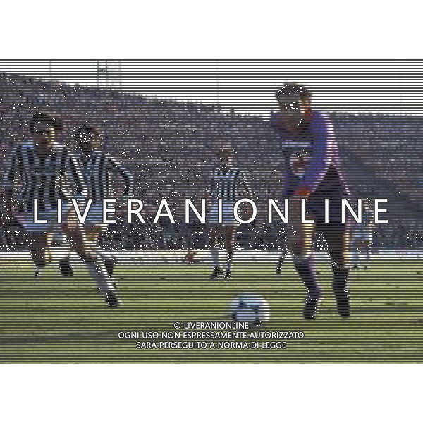 CALCIO FIORENTINA NELLA FOTO GRAZIANI FRANCESCO CALCIATORE AGENZIA ALDO LIVERANI SAS