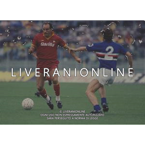 CALCIO ROMA NELLA FOTO GRAZIANI FRANCESCO CALCIATORE AGENZIA ALDO LIVERANI SAS