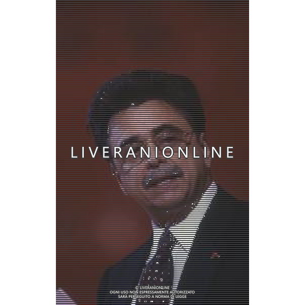 RETROSPETTIVA ACHILLE OCCHETTO POLITICO NELLA FOTO ACHILLE OCCHETTO AL CONGRESSO DEL PCI NELL\'ANNO 1989 AG ALDO LIVERANI SAS