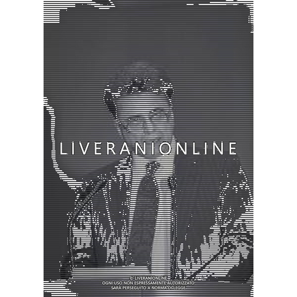 RETROSPETTIVA ACHILLE OCCHETTO POLITICO NELLA FOTO ACHILLE OCCHETTO NELL\'ANNO 1991 AG ALDO LIVERANI SAS 