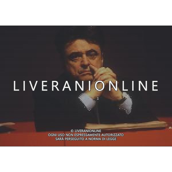 RETROSPETTIVA ACHILLE OCCHETTO POLITICO NELLA FOTO ACHILLE OCCHETTO NELL\'ANNO 1991 AG ALDO LIVERANI SAS 