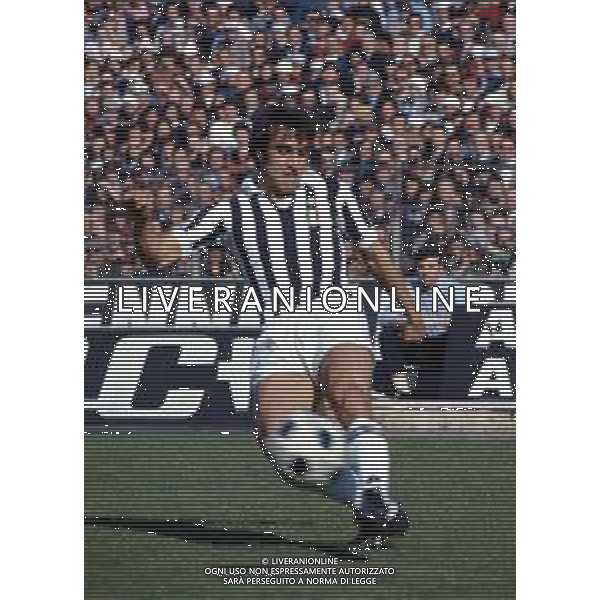 CALCIO ARCHIVIO JUVENTUS NELLA FOTO ANASTASI PIETRO CALCIATORE AGENZIA ALDO LIVERANI SAS