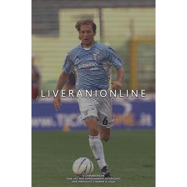LAZIO CALCIO 2001/2002 NELLA FOTO Gaizka MENDIETA CALCIATORE AGENZIA ALDO LIVERANI SAS