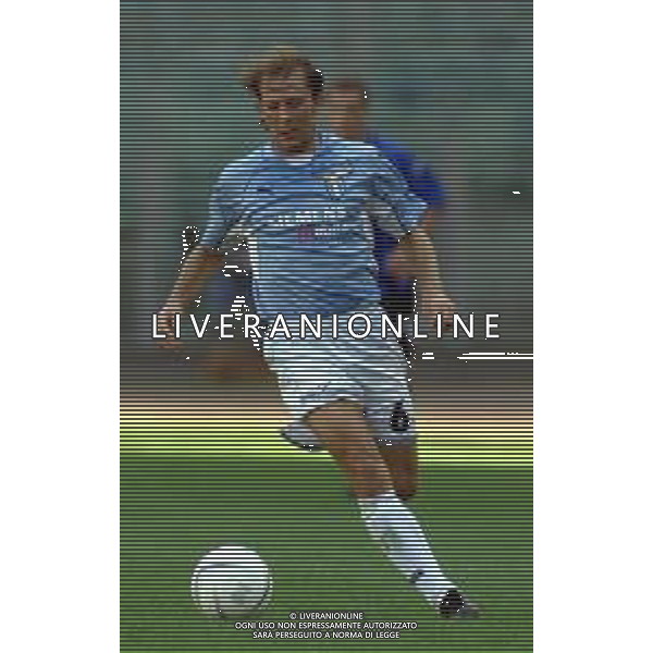 LAZIO CALCIO 2001/2002 NELLA FOTO Gaizka MENDIETA CALCIATORE AGENZIA ALDO LIVERANI SAS