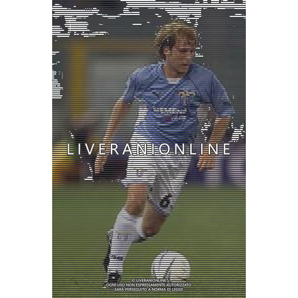LAZIO CALCIO 2001/2002 NELLA FOTO Gaizka MENDIETA CALCIATORE AGENZIA ALDO LIVERANI SAS