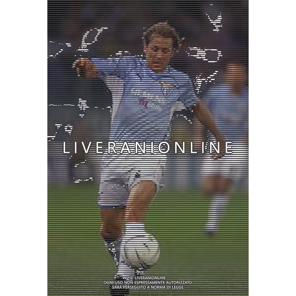 LAZIO CALCIO 2001/2002 NELLA FOTO Gaizka MENDIETA CALCIATORE AGENZIA ALDO LIVERANI SAS
