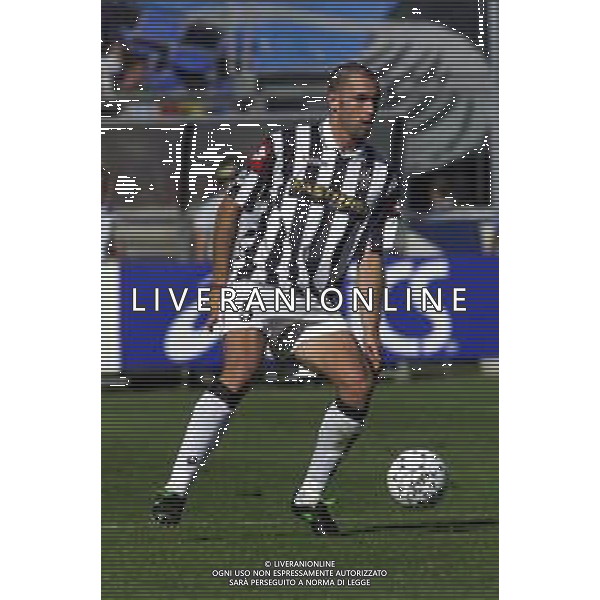 JUVENTUS CALCIO 2001/2002 NELLA FOTO TUDOR IGOR CALCIATORE AGENZIA ALDO LIVERANI SAS
