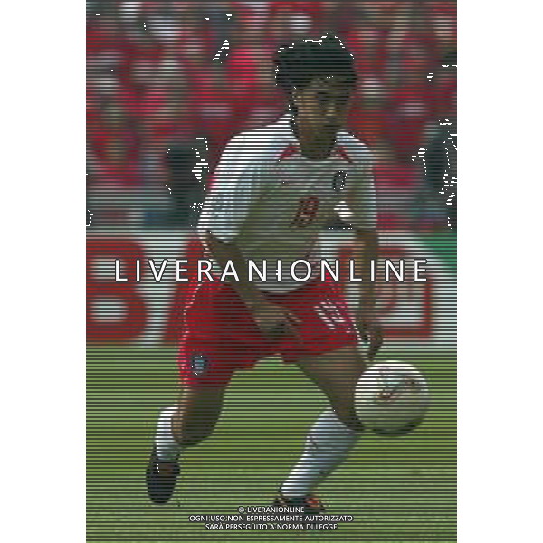 GWANGJU (corea del sud) 22/06/2002 MONDIALI CALCIO 2002 SPAGNA - COREA DEL SUD NELLA FOTO AHN JUNG-HWAN AGENZIA ALDO LIVERANI SAS