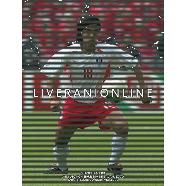 GWANGJU (corea del sud) 22/06/2002 MONDIALI CALCIO 2002 SPAGNA - COREA DEL SUD NELLA FOTO AHN JUNG-HWAN AGENZIA ALDO LIVERANI SAS
