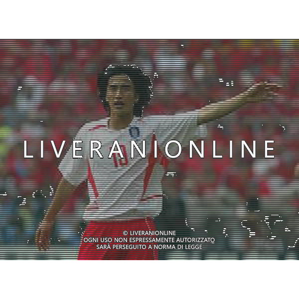 GWANGJU (corea del sud) 22/06/2002 MONDIALI CALCIO 2002 SPAGNA - COREA DEL SUD NELLA FOTO AHN JUNG-HWAN AGENZIA ALDO LIVERANI SAS