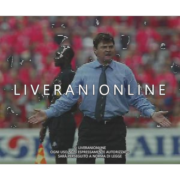 GWANGJU (corea del sud) 22/06/2002 MONDIALI CALCIO 2002 SPAGNA - COREA DEL SUD NELLA FOTO CAMACHO JOSE\' ANTONIO ALLENATORE SPAGNA AGENZIA ALDO LIVERANI SAS