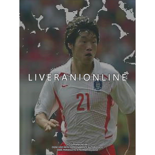 GWANGJU (corea del sud) 22/06/2002 MONDIALI CALCIO 2002 SPAGNA - COREA DEL SUD NELLA FOTO PARK JI-SUNG AGENZIA ALDO LIVERANI SAS