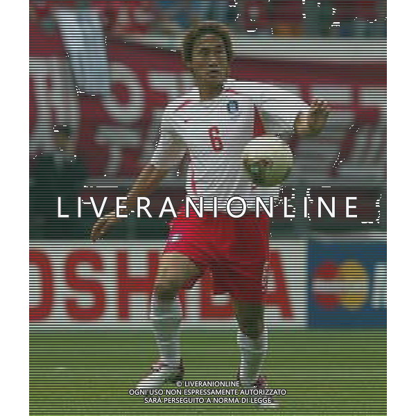 GWANGJU (corea del sud) 22/06/2002 MONDIALI CALCIO 2002 SPAGNA - COREA DEL SUD NELLA FOTO YOO SANG-CHUL AGENZIA ALDO LIVERANI SAS