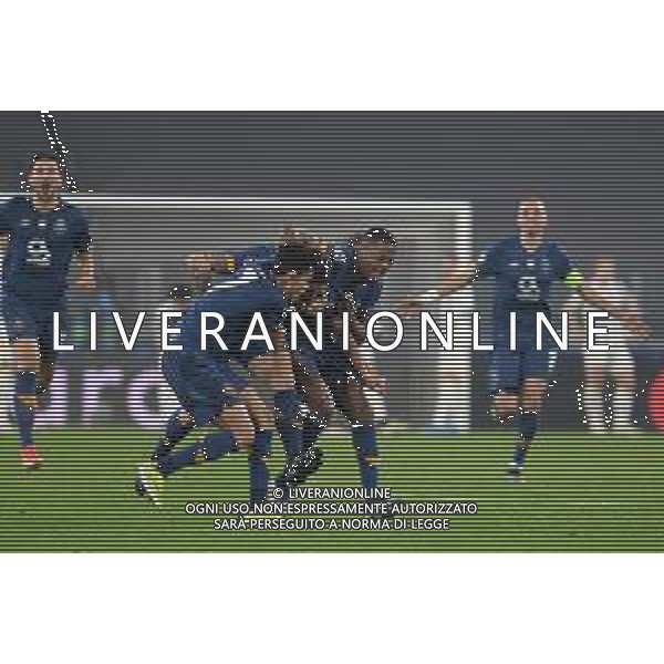 ©Alessandro Falzone/Agenzia Aldo Liverani Torino 09.03.2021 Stadio Allianz Stadium Juventus vs Porto Ritorno Ottavi di Finale Champions League 2020-2021 Nella foto : ESULTANZA DOPO IL SECONDO GOL DI OLIVEIRA SERGIO ©FALZONE/AGENZIA ALDO LIVERANI SAS