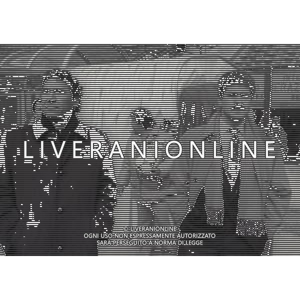 RETROSPETTIVA SEBASTIAO LAZARONI ALLENATORE CALCIO NELLA FOTO SEBASTIAO LAZARONI ALLENATORE FIORENTINA CON MORENO ROGGI CALCIO NELL\'ANNO 1990-1991 AG ALDO LIVERANI SAS