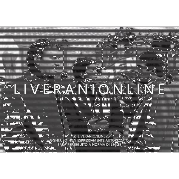 RETROSPETTIVA SEBASTIAO LAZARONI ALLENATORE CALCIO NELLA FOTO SEBASTIAO LAZARONI CON AMARILDO ALLENATORE FIORENTINA CALCIO NELL\'ANNO 1990-1991 AG ALDO LIVERANI SAS