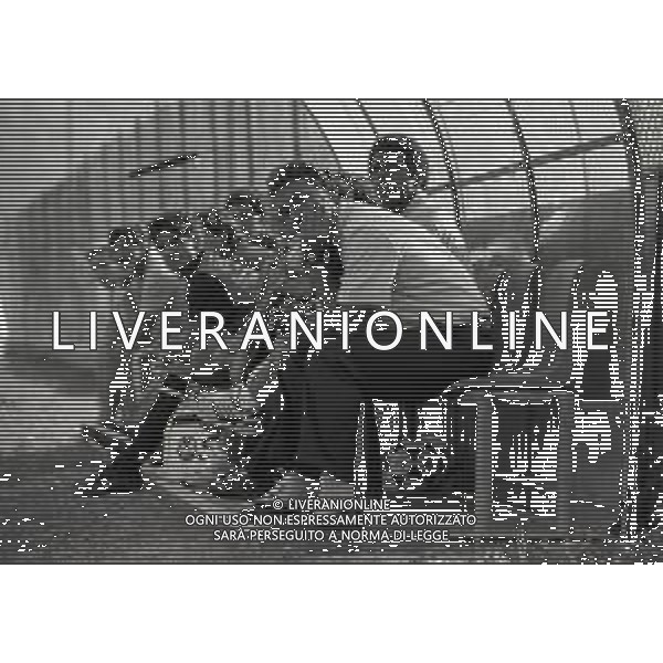 RETROSPETTIVA SEBASTIAO LAZARONI ALLENATORE CALCIO NELLA FOTO SEBASTIAO LAZARONI ALLENATORE FIORENTINA CALCIO NELL\'ANNO 1990-1991 AG ALDO LIVERANI SAS