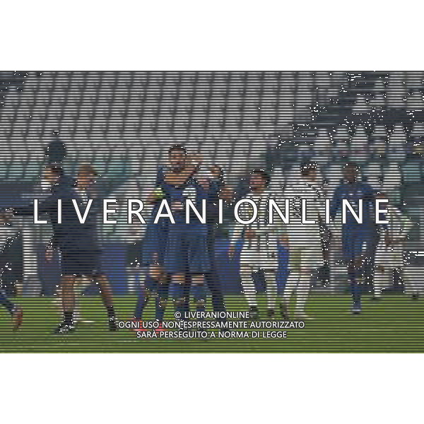 ©Alessandro Falzone/Agenzia Aldo Liverani Torino 09.03.2021 Stadio Allianz Stadium Juventus vs Porto Ritorno Ottavi di Finale Champions League 2020-2021 Nella foto : Esultanze del Porto e delusione Juventus