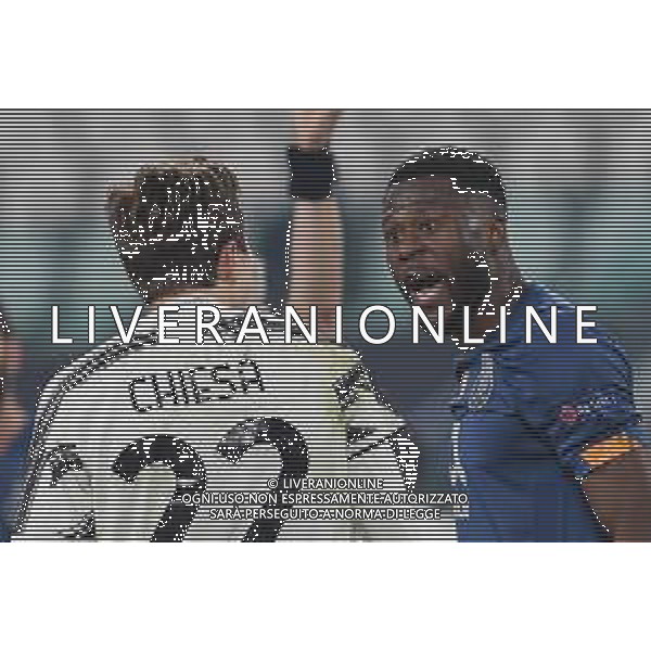 ©Alessandro Falzone/Agenzia Aldo Liverani Torino 09.03.2021 Stadio Allianz Stadium Juventus vs Porto Ritorno Ottavi di Finale Champions League 2020-2021 Nella foto : Federico Chiesa-Chancel Mbemba