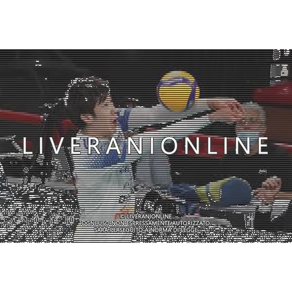 Cerquiglinio/LMedia - Playoff - Sir Safety Conad Perugia vs Allianz Milano - Volleyball Italian Serie A Men Superleague Championship 2020/2021 10 March 2021 - Pala Barton, perugia, Italy Photo showing: yuki ishikawa (n.14 hitter spicker power volley milano) in bagher @Cerquiglinio/LMedia/ AGENZIA ALDO LIVERANI SAS