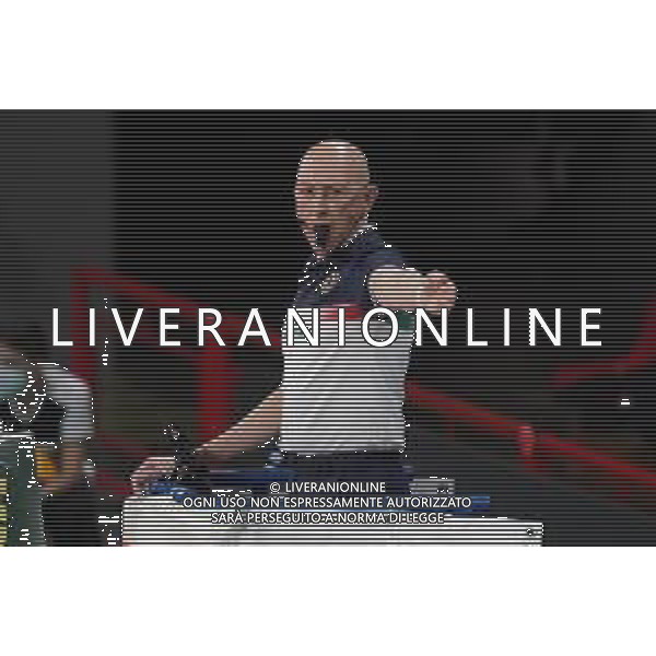 Cerquiglinio/LMedia - Playoff - Sir Safety Conad Perugia vs Allianz Milano - Volleyball Italian Serie A Men Superleague Championship 2020/2021 10 March 2021 - Pala Barton, perugia, Italy Photo showing: zanussi umberto (1¬∞ referee) @Cerquiglinio/LMedia/ AGENZIA ALDO LIVERANI SAS