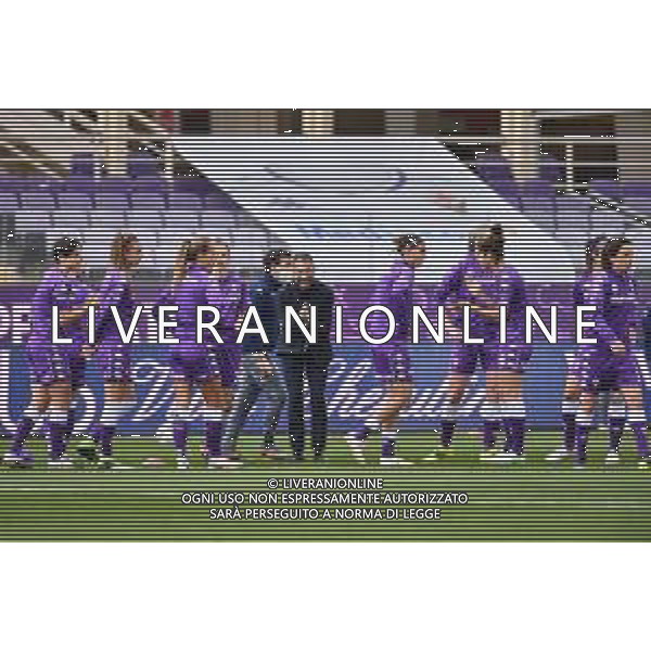 Guglielmii/LMedia - ACF Fiorentina Femminile vs Mancherster City FC - UEFA Champions League Women football match 2020/2021 11 March 2021 - Artemio Franchi stadium, florence, Italy Photo showing: The determination of Antonio Cincotta (Head Coach Fiorentina Femminile) @Guglielmii/LMedia/ AGENZIA ALDO LIVERANI SAS