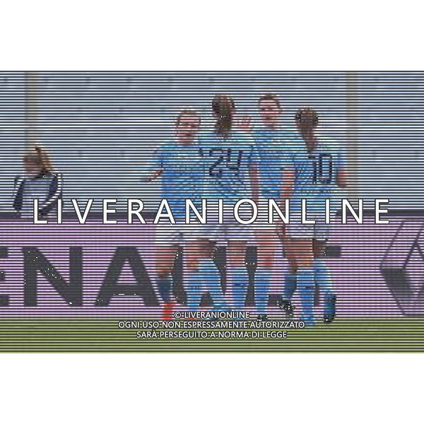 Guglielmii/LMedia - ACF Fiorentina Femminile vs Mancherster City FC - UEFA Champions League Women football match 2020/2021 11 March 2021 - Artemio Franchi stadium, florence, Italy Photo showing: Manchester City players celebrate after the goal @Guglielmii/LMedia/AGENZIA ALDO LIVERANI SAS