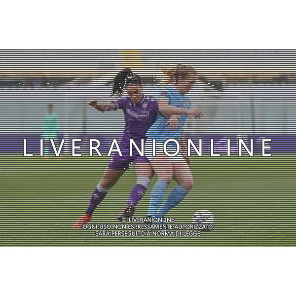Guglielmii/LMedia - ACF Fiorentina Femminile vs Mancherster City FC - UEFA Champions League Women football match 2020/2021 11 March 2021 - Artemio Franchi stadium, florence, Italy Photo showing: Martina Piemonte (Fiorentina Femminile) and Sam Mewis (Manchester City) @Guglielmii/LMedia/AGENZIA ALDO LIVERANI SAS