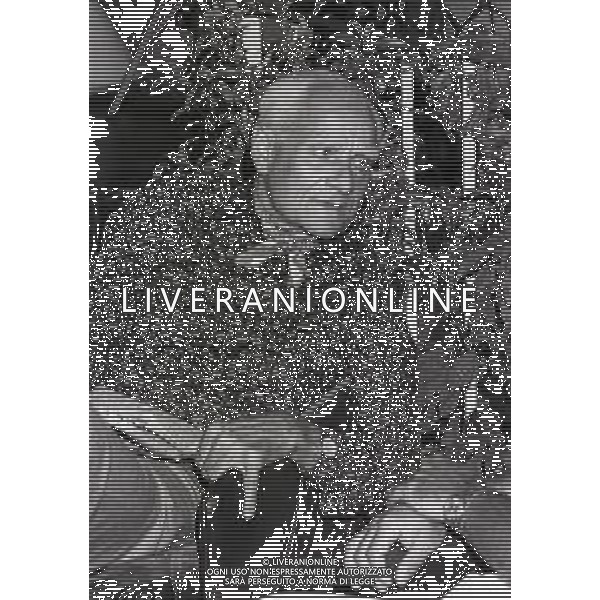 RETROSPETTIVA ALBERTO MORAVIA SCRITTORE NELLA FOTO ALBERTO MORAVIA A VENEZIA NELL\'ANNO 1980 AG ALDO LIVERANI SAS