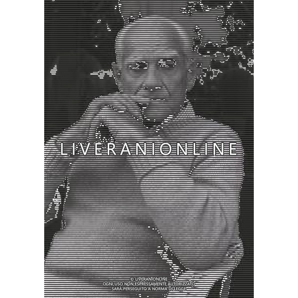 RETROSPETTIVA ALBERTO MORAVIA SCRITTORE NELLA FOTO ALBERTO MORAVIA A VENEZIA NELL\'ANNO 1981 AG ALDO LIVERANI SAS