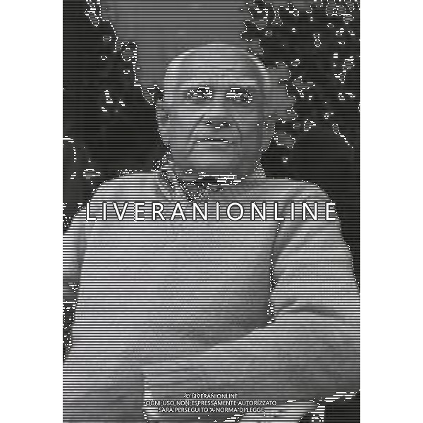 RETROSPETTIVA ALBERTO MORAVIA SCRITTORE NELLA FOTO ALBERTO MORAVIA A VENEZIA NELL\'ANNO 1981 AG ALDO LIVERANI SAS