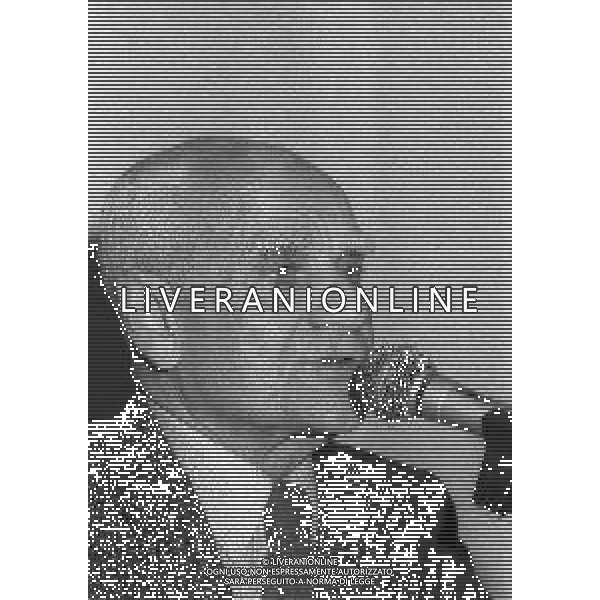 RETROSPETTIVA ALBERTO MORAVIA SCRITTORE NELLA FOTO ALBERTO MORAVIA NELL\'ANNO 1982 AG ALDO LIVERANI SAS