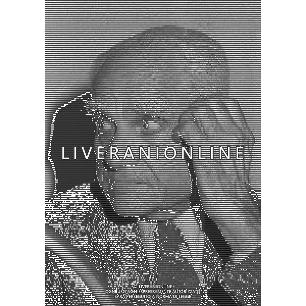 RETROSPETTIVA ALBERTO MORAVIA SCRITTORE NELLA FOTO ALBERTO MORAVIA NELL\'ANNO 1982 AG ALDO LIVERANI SAS