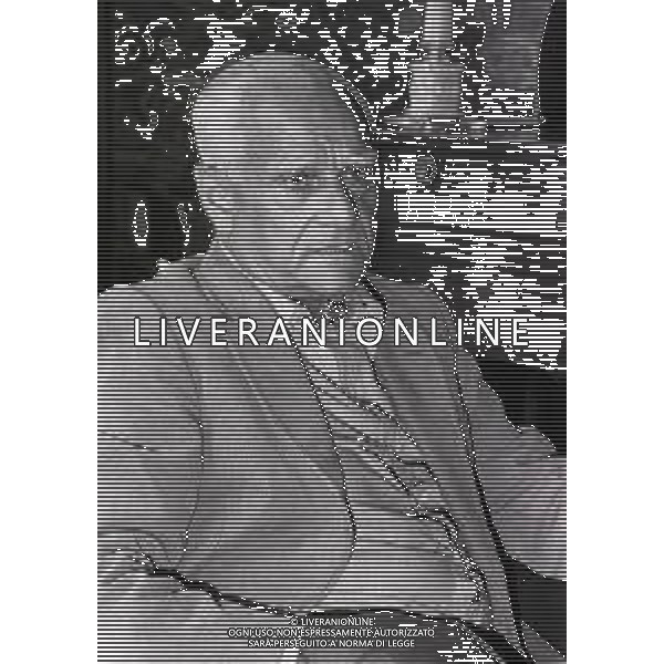 RETROSPETTIVA ALBERTO MORAVIA SCRITTORE NELLA FOTO ALBERTO MORAVIA NELL\'ANNO 1982 AG ALDO LIVERANI SAS