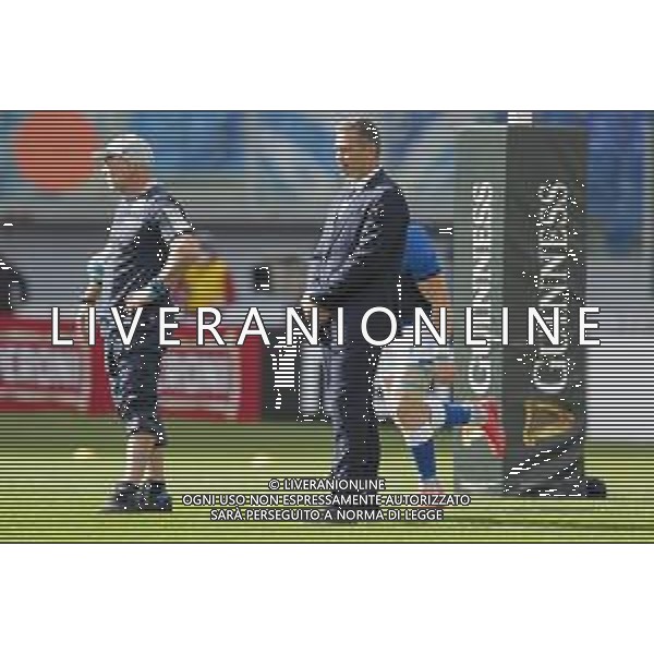 Marianiu/LMedia - 2021 Guinness Six Nations Rugby - Italy vs Wales - Rugby Six Nations match 13 March 2021 - Stadio Olimpico, rome, Italy Photo showing: head coach Franco Smith (Italy) @Marianiu/LMedia AG ALDO LIVERANI SAS