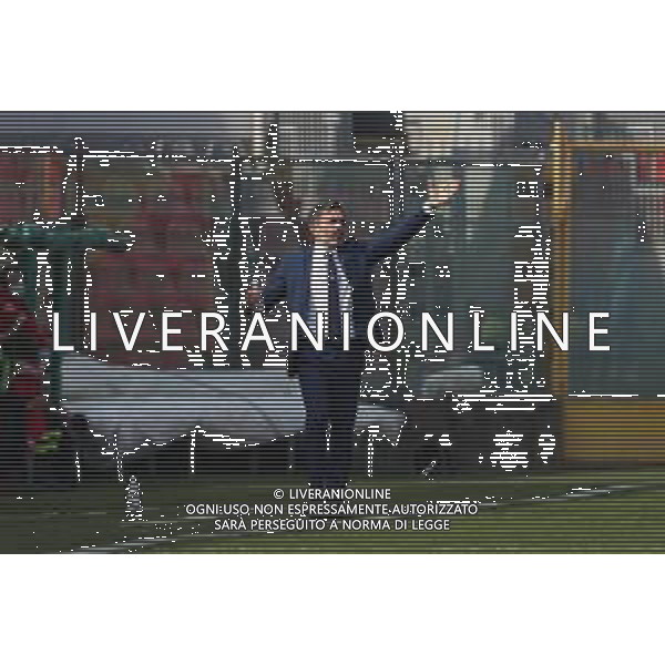 Carnabucia/LMedia - US Cremonese vs AC Reggiana - Italian Football Championship League BKT 2020/2021 13 March 2021 - Giovanni Zini stadium, cremona, Italy Photo showing: Fabio Pecchia (Cremonese) @Carnabucia/LMedia/ AGENZIA ALDO LIVERANI SAS
