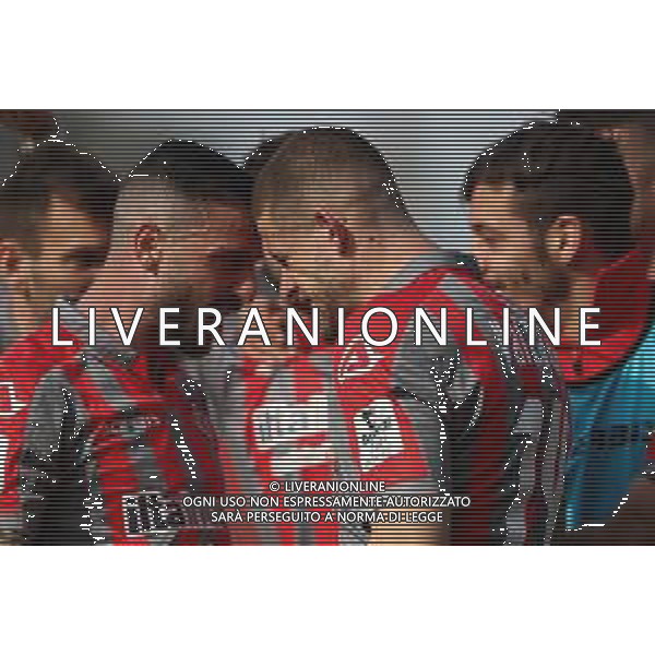 Carnabucia/LMedia - US Cremonese vs AC Reggiana - Italian Football Championship League BKT 2020/2021 13 March 2021 - Giovanni Zini stadium, cremona, Italy Photo showing: Luca Valzania and Cristian Buonaiuto (Cremonese) @Carnabucia/LMedia/ AGENZIA ALDO LIVERANI SAS