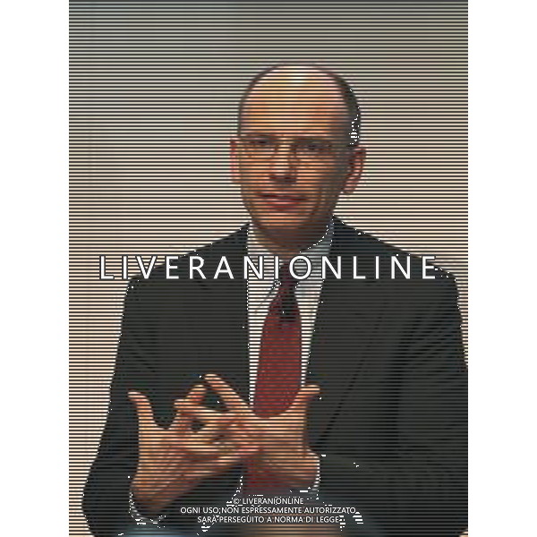 Milano ( MI ) 12/03/2021 Nella foto: Enrico Letta si Candida a fare il segretario del PD PH Lauro Montagnini/ AGENZIA ALDO LIVERANI SAS