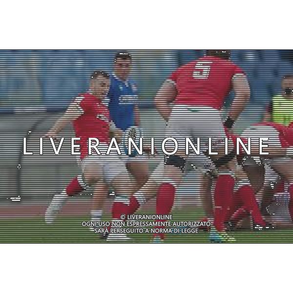 Marianiu/LMedia - 2021 Guinness Six Nations Rugby - Italy vs Wales - Rugby Six Nations match 13 March 2021 - Stadio Olimpico, rome, Italy Photo showing: Gareth Davies (Wales) @Marianiu/LMedia AG ALDO LIVERANI SAS