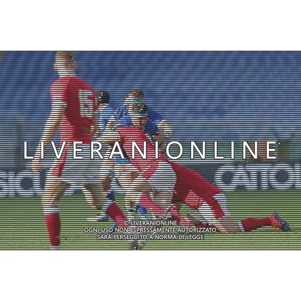 Marianiu/LMedia - 2021 Guinness Six Nations Rugby - Italy vs Wales - Rugby Six Nations match 13 March 2021 - Stadio Olimpico, rome, Italy Photo showing: Italy vs Wales @Marianiu/LMedia AG ALDO LIVERANI SAS