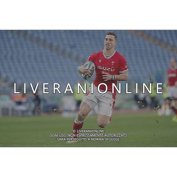 Marianiu/LMedia - 2021 Guinness Six Nations Rugby - Italy vs Wales - Rugby Six Nations match 13 March 2021 - Stadio Olimpico, rome, Italy Photo showing: George North (Wales) @Marianiu/LMedia AG ALDO LIVERANI SAS