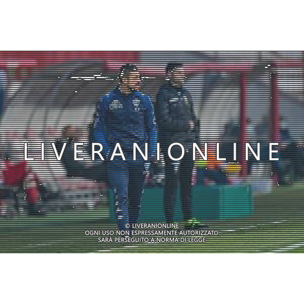 Marinil/LMedia - RL Vicenza vs Empoli FC - Italian Football Championship League BKT 2020/2021 13 March 2021 - Romeo Menti stadium, vicenza, Italy Photo showing: Alessio Dionisi (Coach Empoli FC) @Marinil/LMedia AG ALDO LVERANI SAS