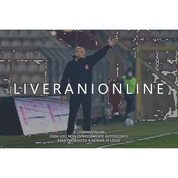 Marinil/LMedia - RL Vicenza vs Empoli FC - Italian Football Championship League BKT 2020/2021 13 March 2021 - Romeo Menti stadium, vicenza, Italy Photo showing: Domenico Di Carlo (Coach LR Vicenza Virtus) @Marinil/LMedia AG ALDO LVERANI SAS