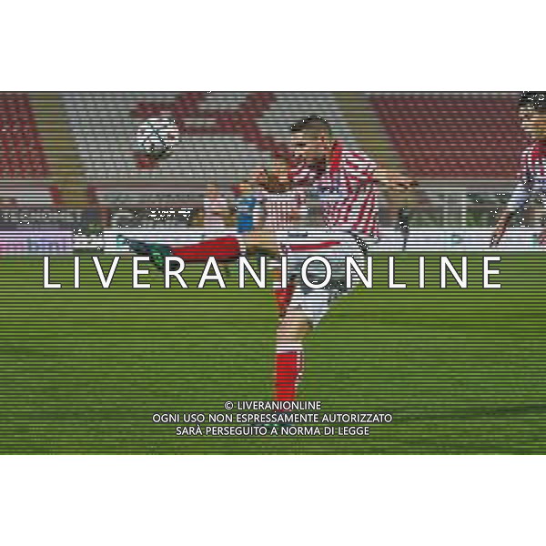 Marinil/LMedia - RL Vicenza vs Empoli FC - Italian Football Championship League BKT 2020/2021 13 March 2021 - Romeo Menti stadium, vicenza, Italy Photo showing: Leonardo Mancuso (Empoli FC) celebrate the goal of 0-1 @Marinil/LMedia AG ALDO LVERANI SAS