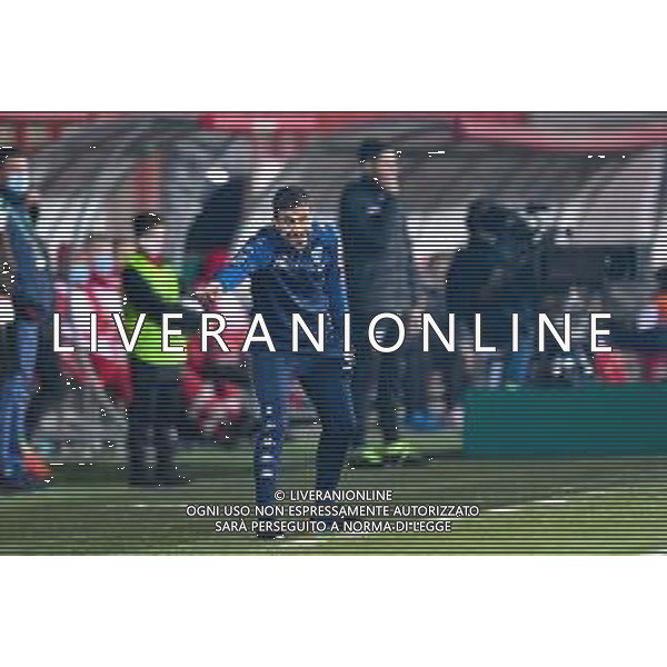 Marinil/LMedia - RL Vicenza vs Empoli FC - Italian Football Championship League BKT 2020/2021 13 March 2021 - Romeo Menti stadium, vicenza, Italy Photo showing: Alessio Dionisi (Coach Empoli FC) @Marinil/LMedia AG ALDO LIVERANI SAS