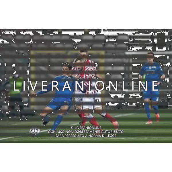 Marinil/LMedia - RL Vicenza vs Empoli FC - Italian Football Championship League BKT 2020/2021 13 March 2021 - Romeo Menti stadium, vicenza, Italy Photo showing: Samuele Ricci (Empoli FC) and Luca Rigoni (LR Vicenza Virtus) ain action @Marinil/LMedia AG ALDO LIVERANI SAS
