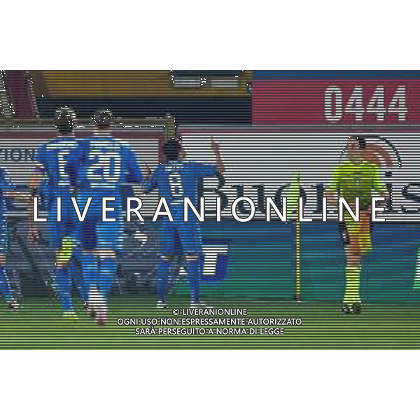 Marinil/LMedia - RL Vicenza vs Empoli FC - Italian Football Championship League BKT 2020/2021 13 March 2021 - Romeo Menti stadium, vicenza, Italy Photo showing: Ryder Matos (Empoli FC) celebrate the goal of 0-2 @Marinil/LMedia AG ALDO LIVERANI SAS